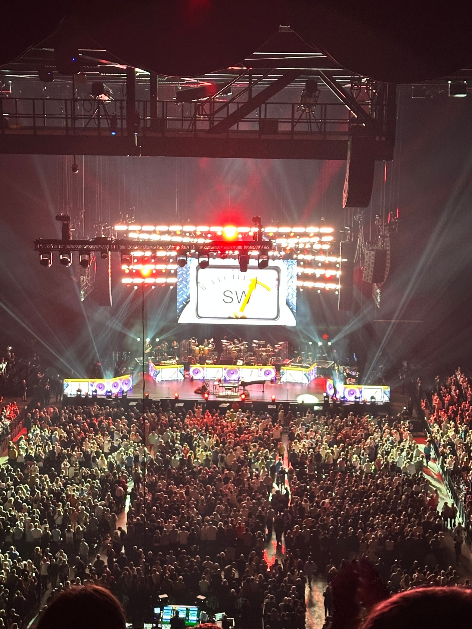 Stevie Wonder 25 Gig. Stage view